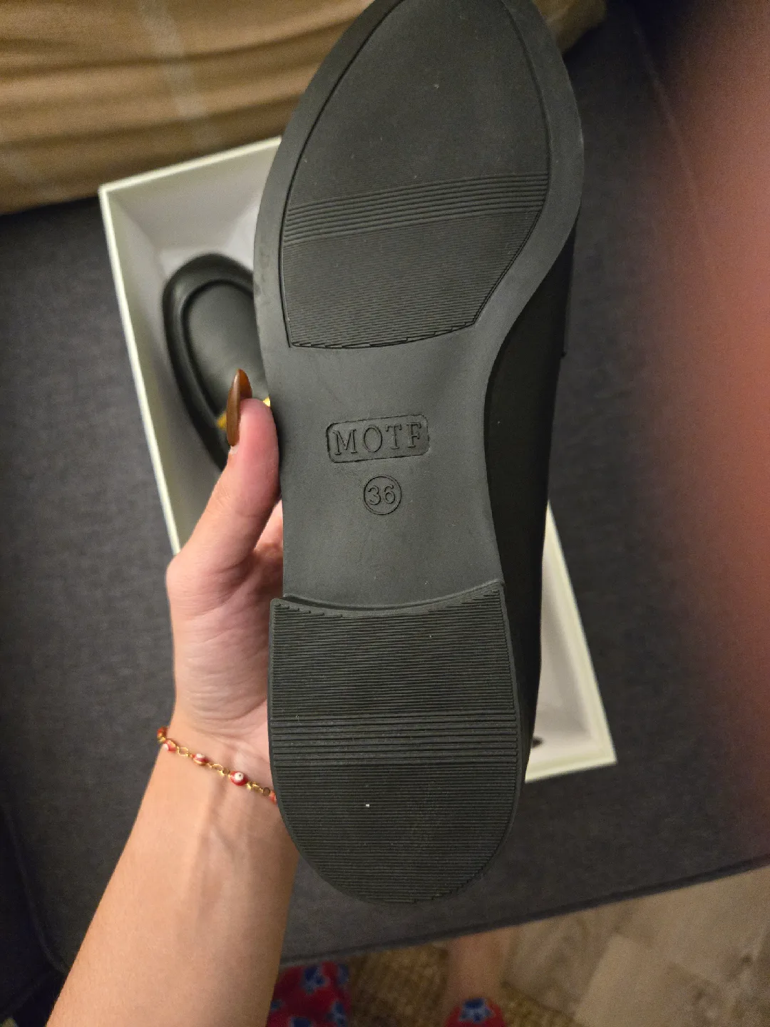 MOTF Black Loafers Size 36 image indicator(2)