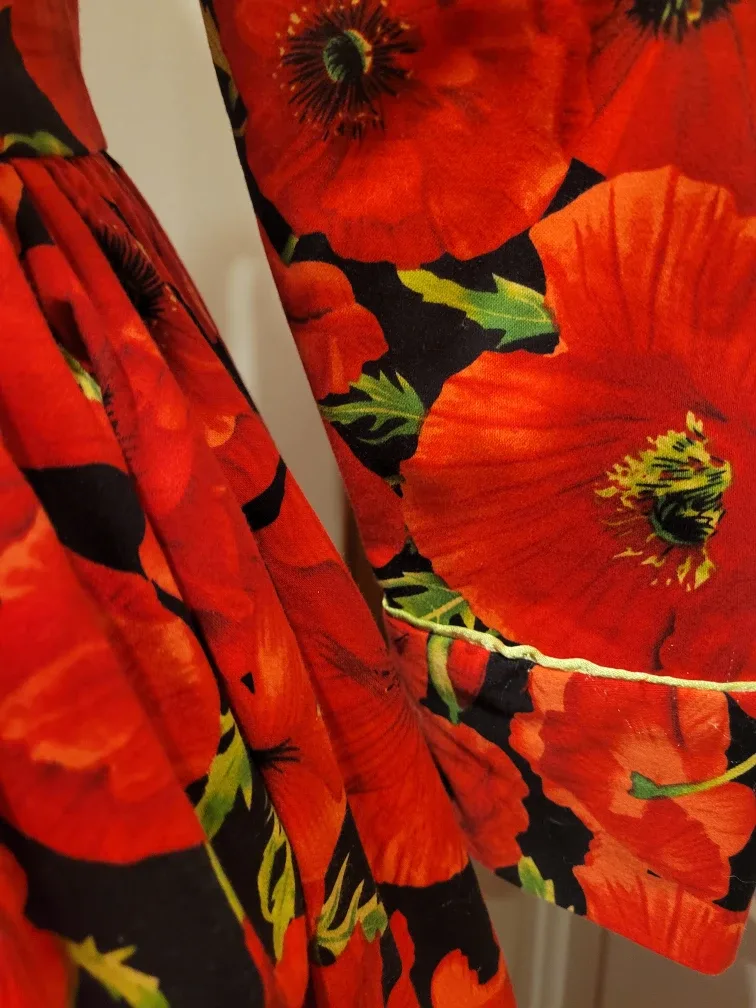 Rememberance Day Flare Dress with Face Mask image indicator(3)