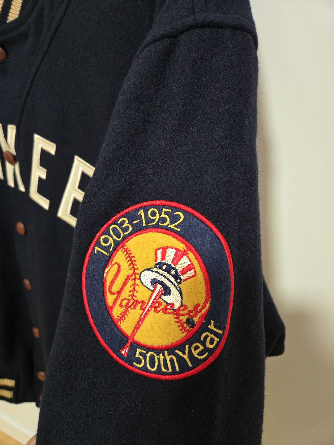 Vintage Rare Yankee  50 year Versity Jacket - photo 2