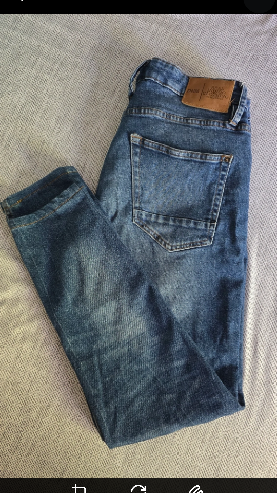 DNM Real Indigo Clothing Jeans, Size 32