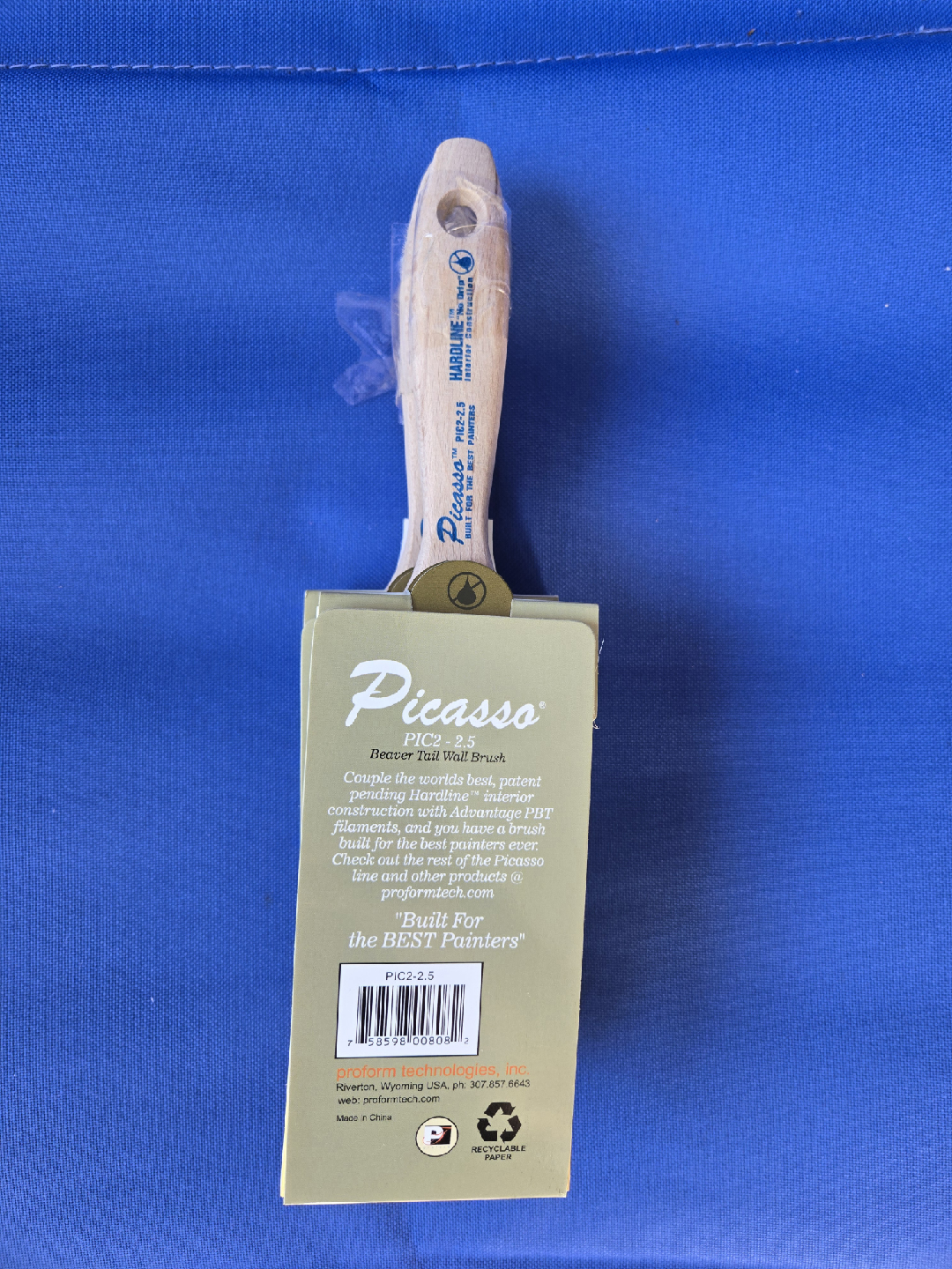 New Proform PIC2 2.5in Picasso Straight Cut Paint Brush - photo 3