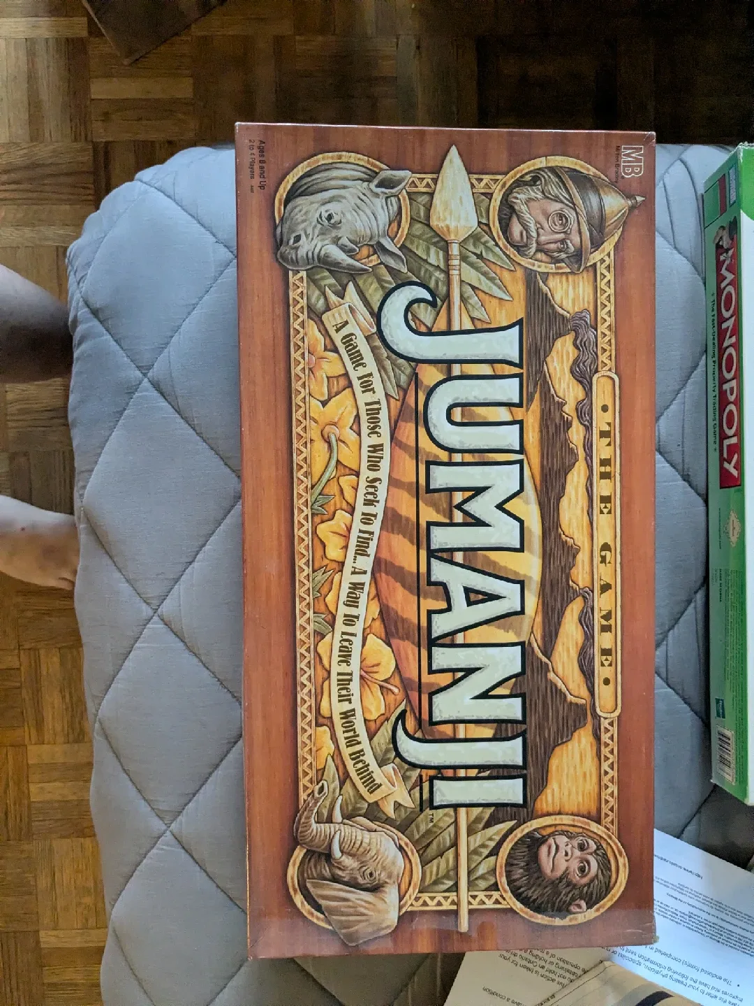 Jumanji The Game (Milton Bradley) thumbnail
