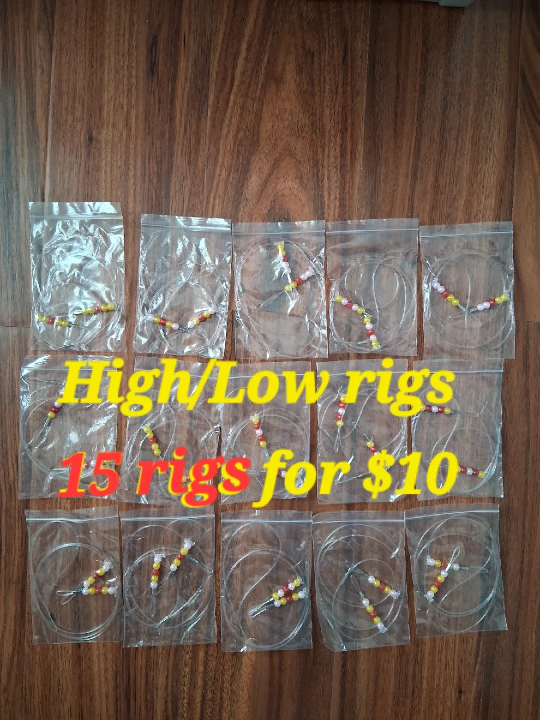 24 Slider Hooks Fishing Rig(48 hooks) image indicator(6)