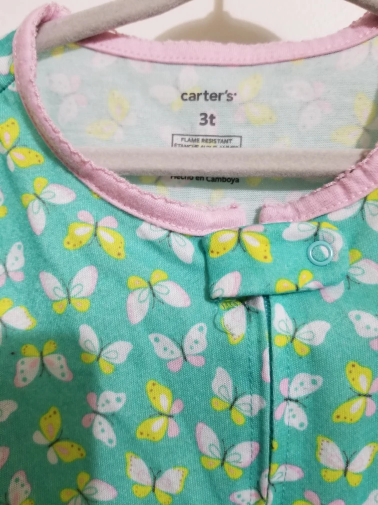 Carter's 3T Butterfly Pajamas - photo 2