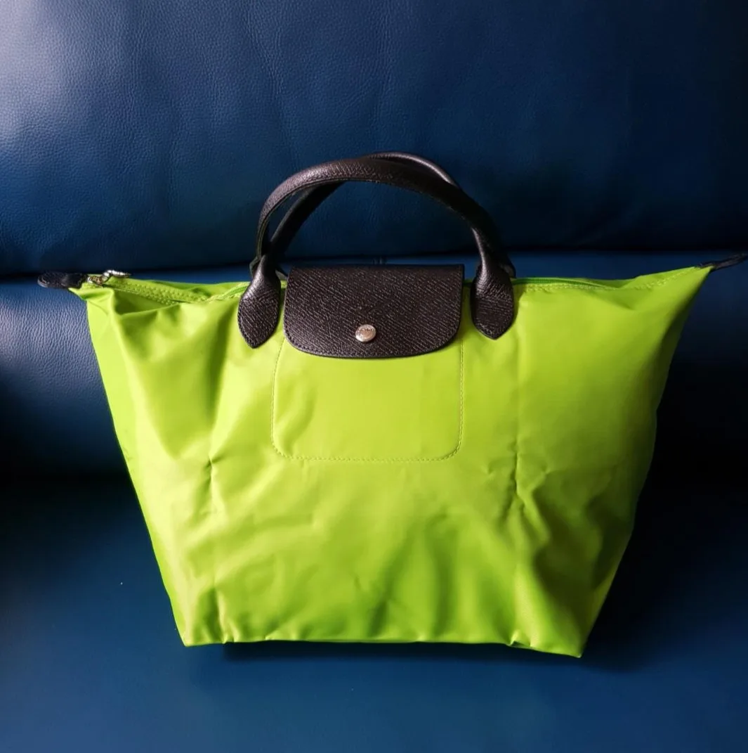 Longchamp Le Pliage Green Tote Bag