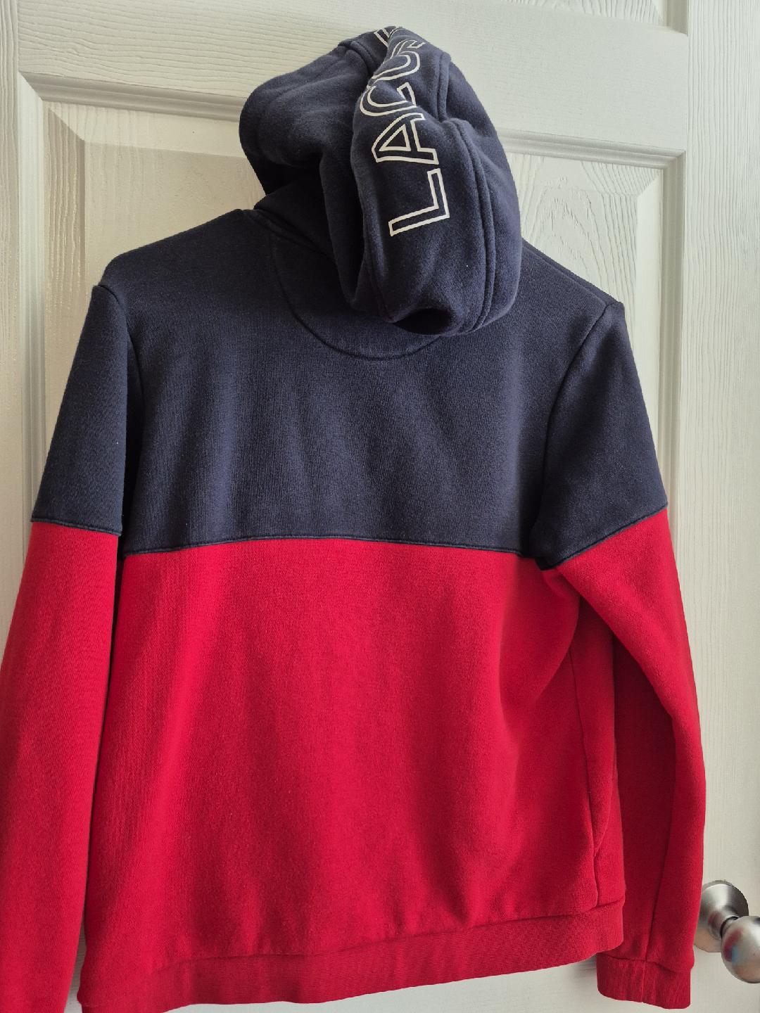 Lacoste Sport Hoodie Size 14 Red/Blue - photo 2
