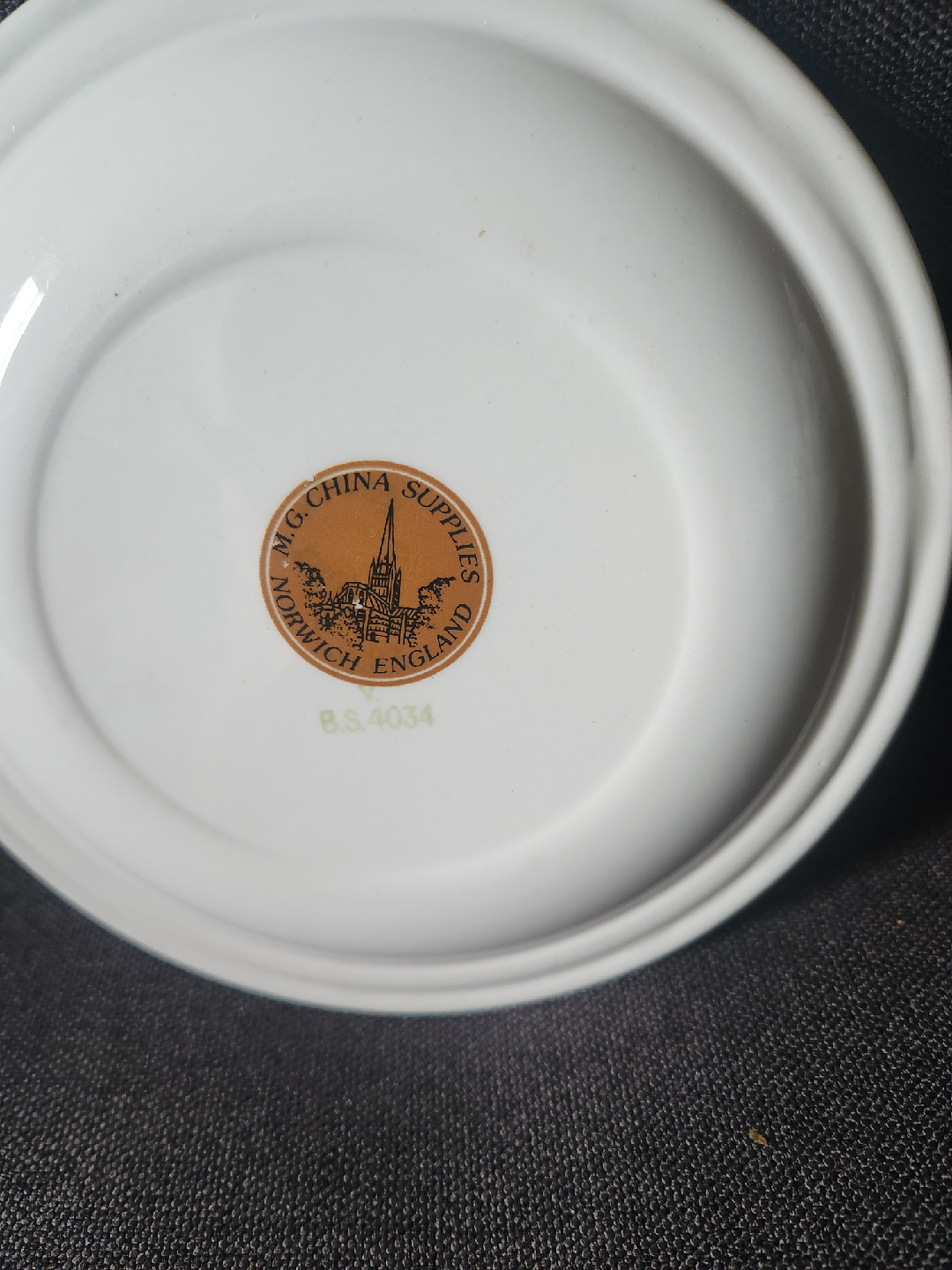 M.G. China Supplies Norwich England Plate - photo 2