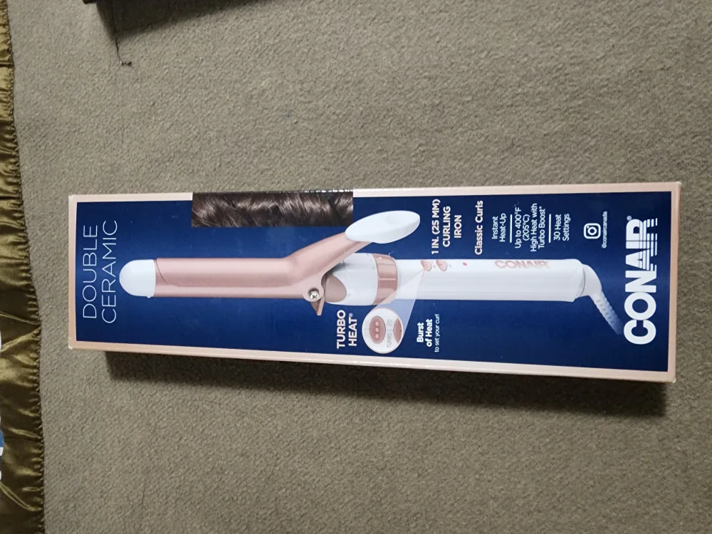 Conair Double Ceramic 1-inch Curling Iron - New image indicator(2)