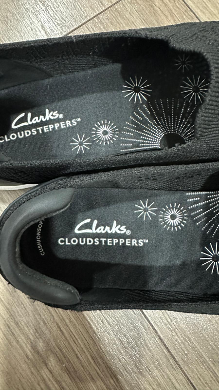 Clarks Cloudsteppers Slip-on Shoes, Black - photo 4