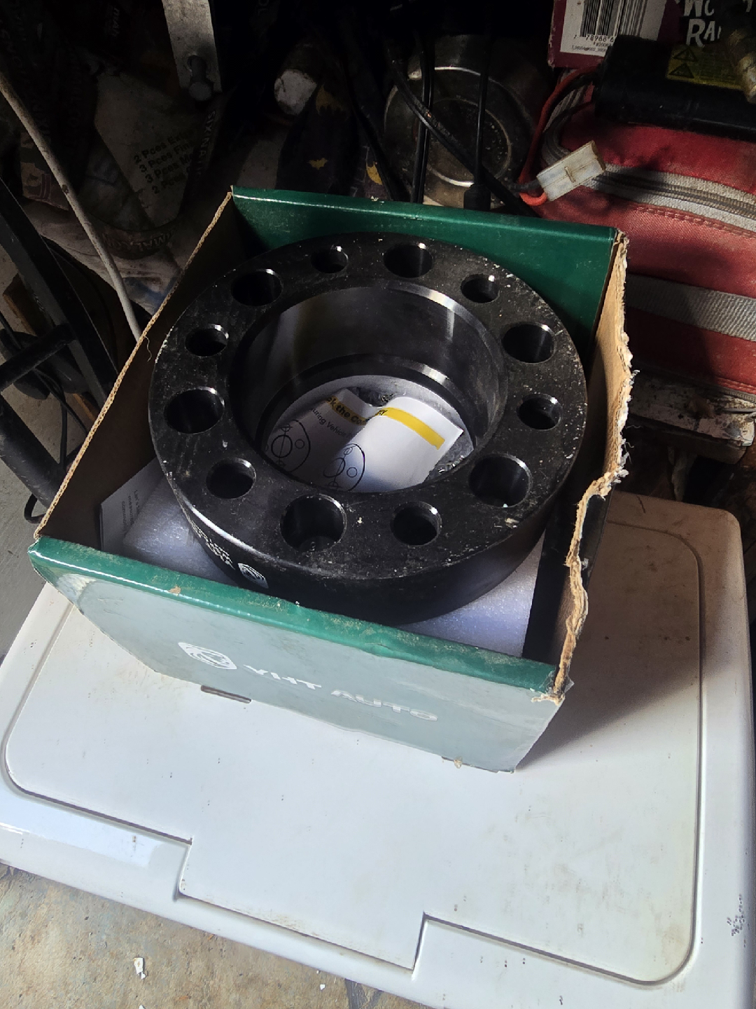 2 inch wheel spacers pair with lugs and locktite - photo 4