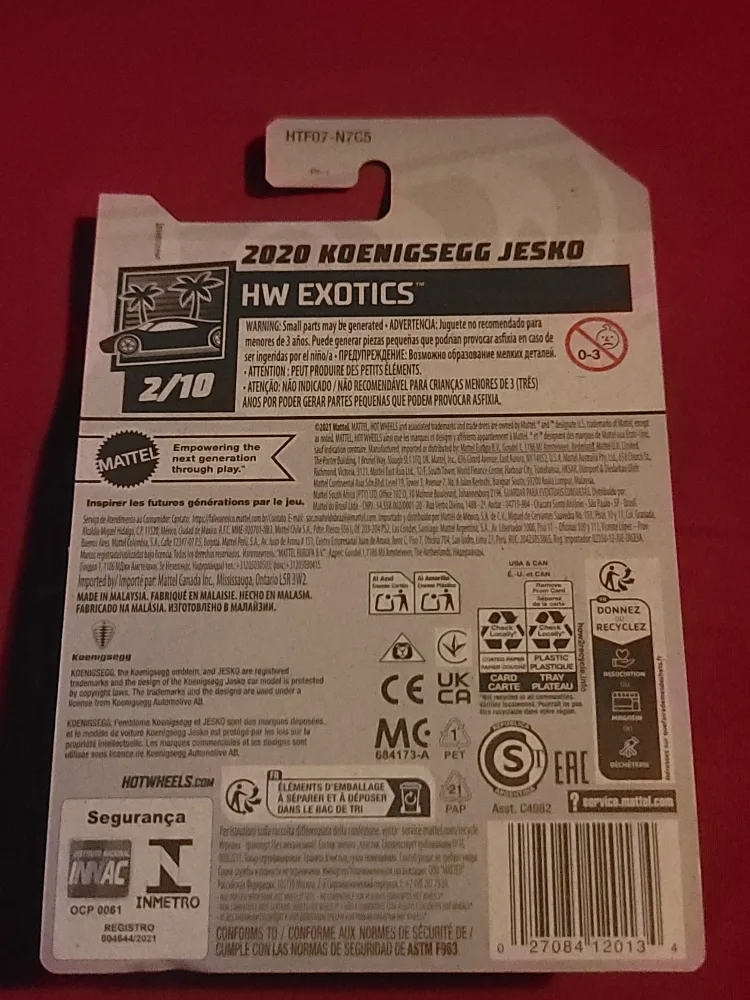 Hot Wheels 2020 Koenigsegg Jesko - Orange image indicator(3)