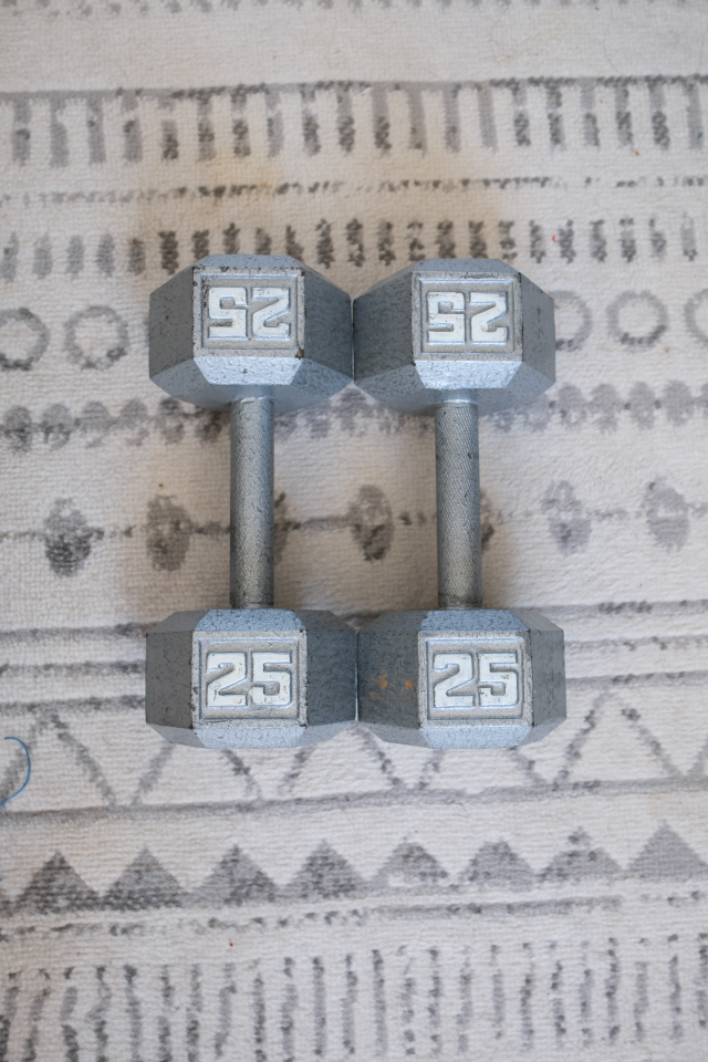 Pair of 25 lb Dumbbells - photo 3