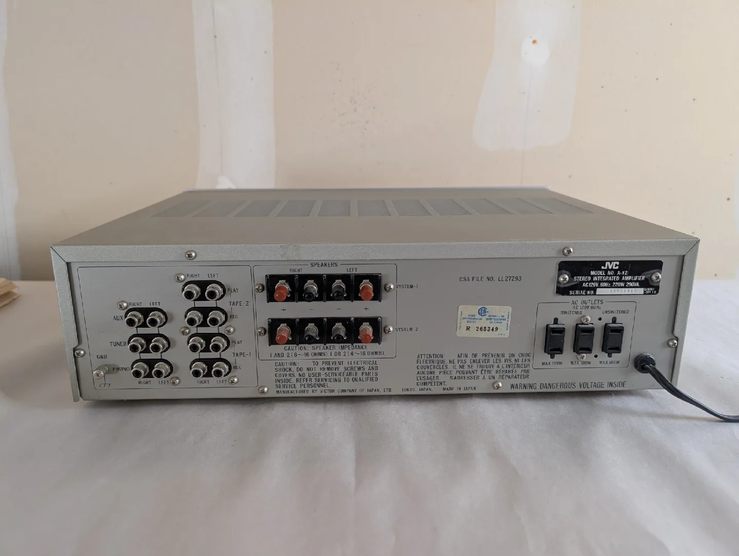 JVC A-X2 Stereo Integrated Amplifier 🥕 image indicator(3)