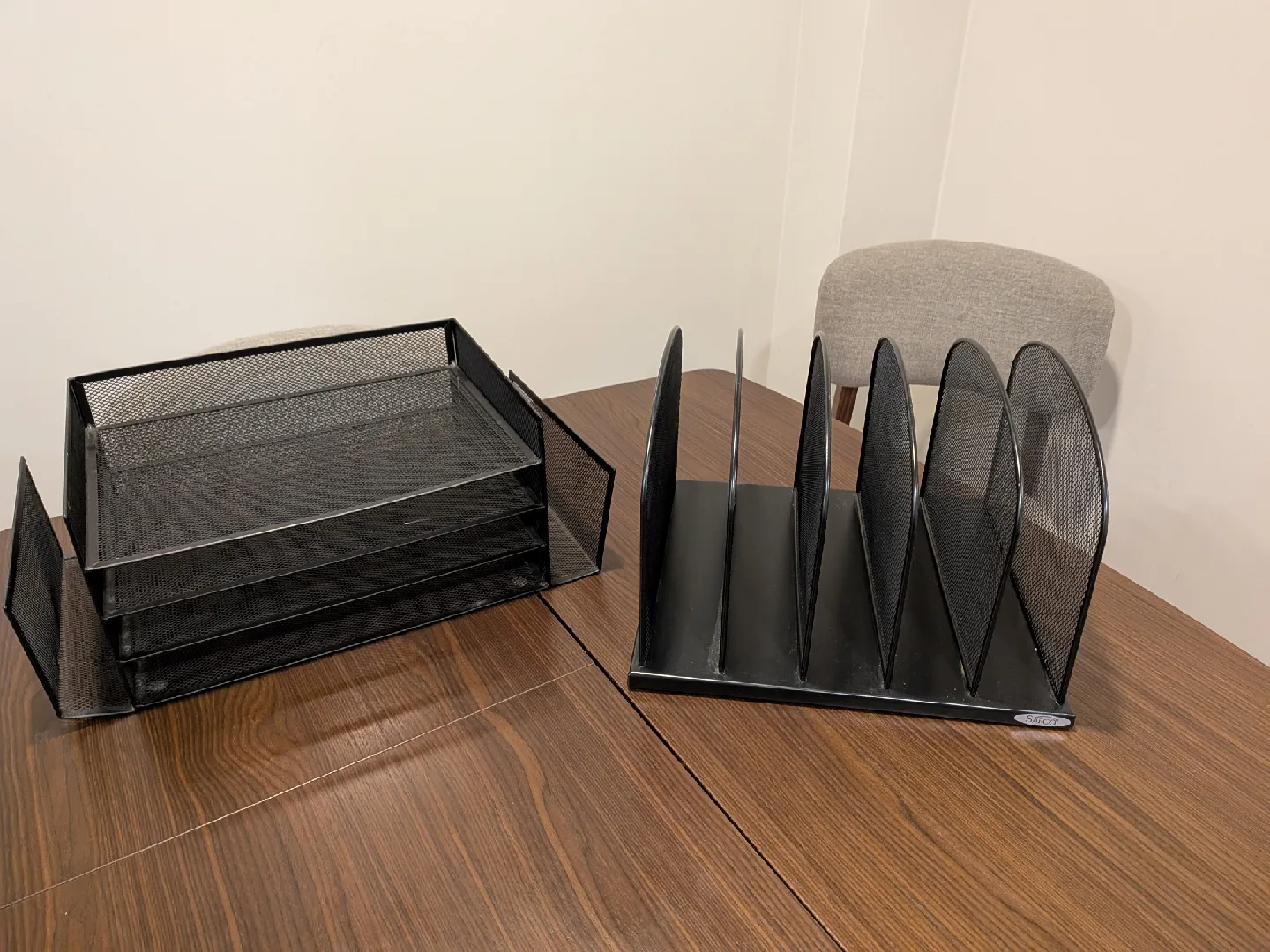 Safco Black Mesh File Organizer thumbnail