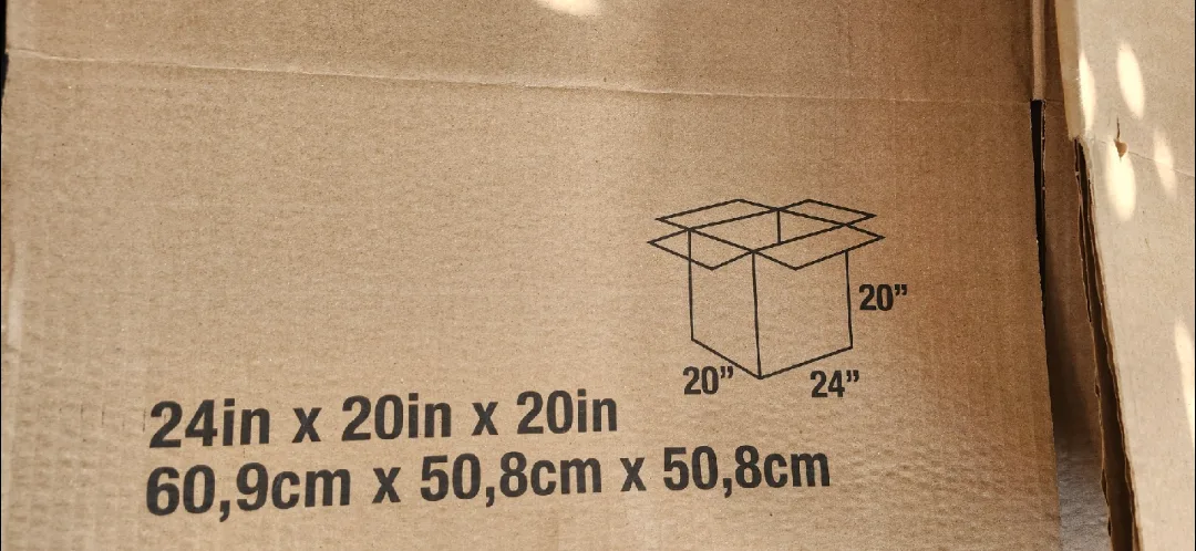 Used  all five Cardboard Boxes 24in x 20in x 20 in. image indicator(2)