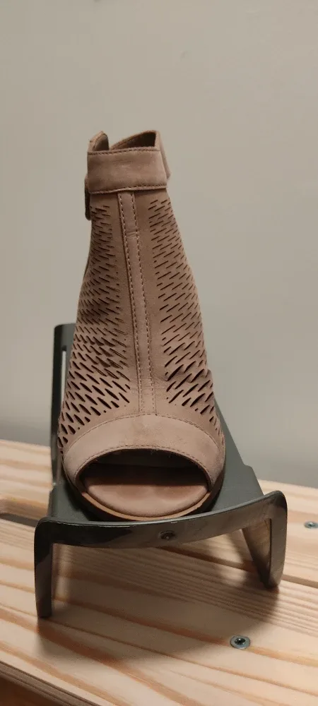 Vince Camuto Open-Toe Heeled Booties, Size 6 image indicator(2)