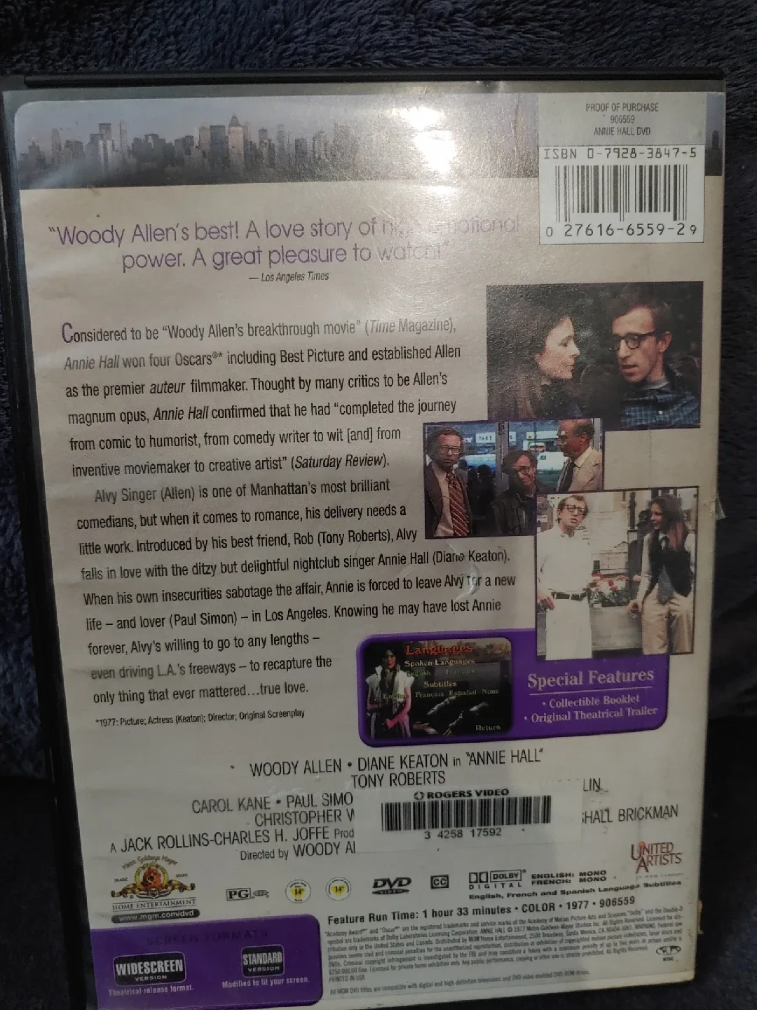 Annie Hall DVD - Woody Allen, Diane Keaton image indicator(2)