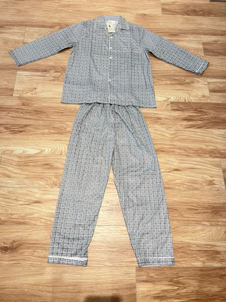 Men's Plaid Pajama Set - New