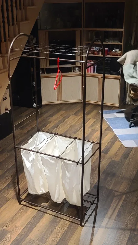 Laundry Sorter with Hanging Rack image indicator(7)