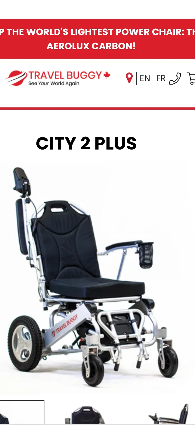 Travel Buggy City 2 Plus Electric Wheelchair image indicator(2)