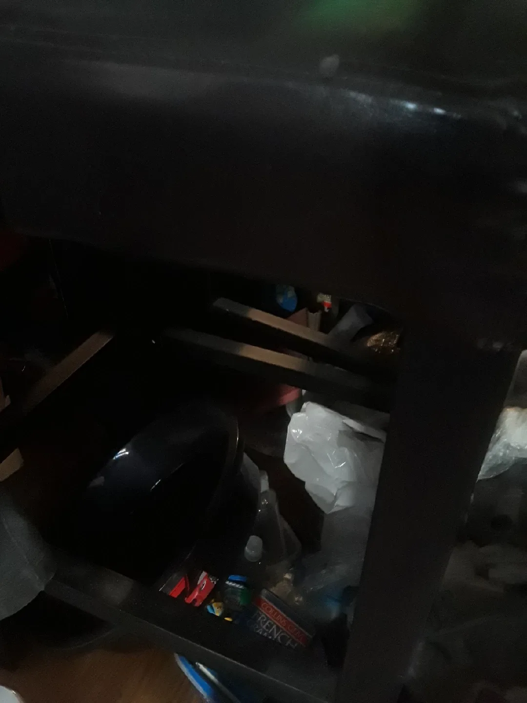 2 Dark Brown Wooden counter stools image indicator(2)