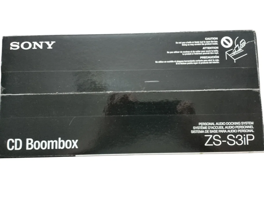 Sony CD Boombox w/ iPhone iPod dock Radio image indicator(4)
