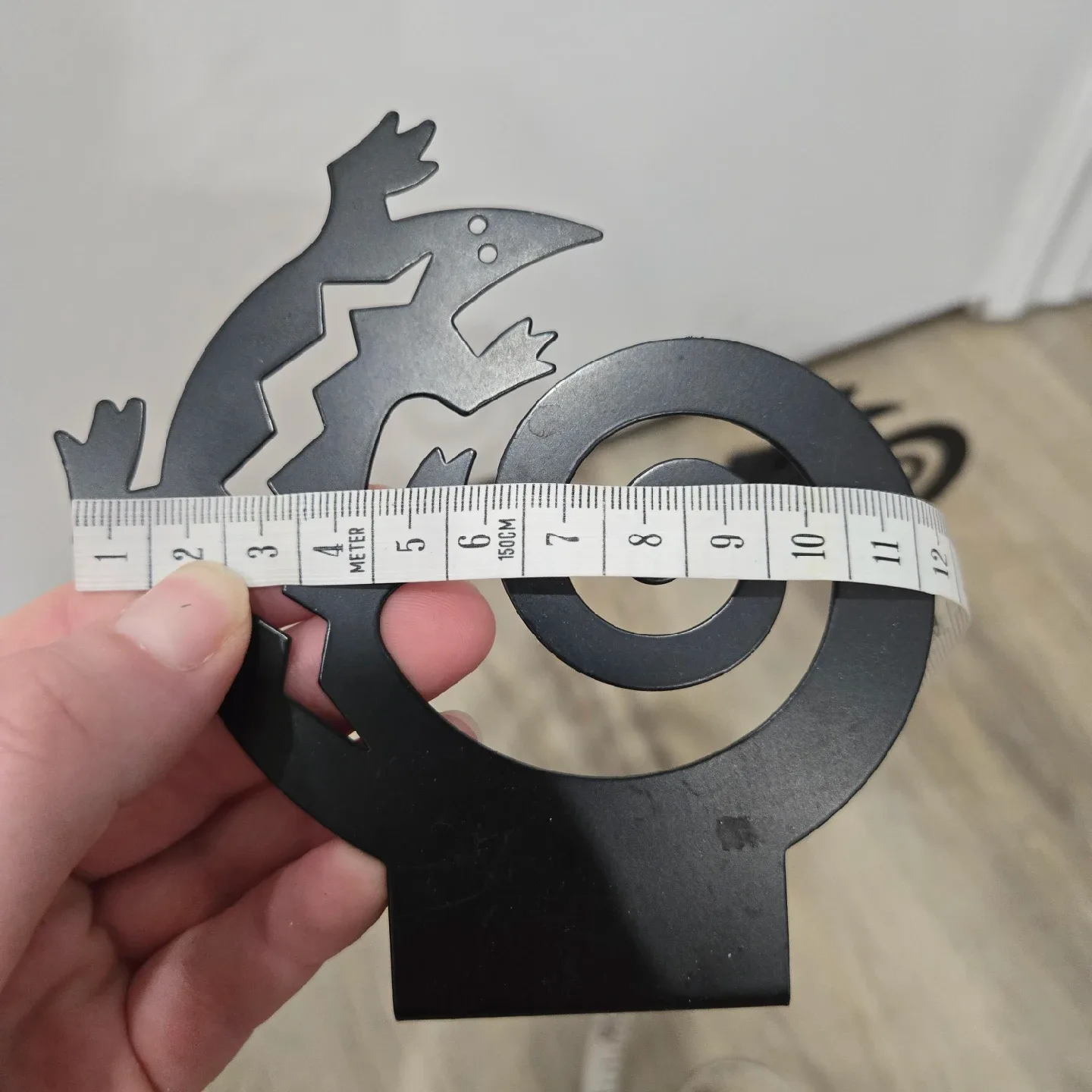 Set of 2 Black Lizard Tea Light Candle Holders image indicator(3)