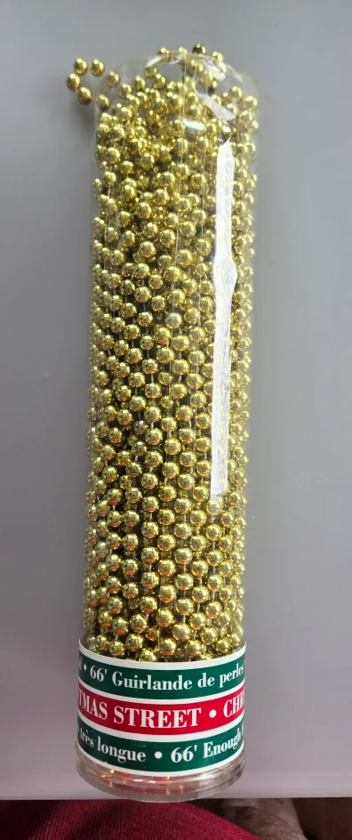 Gold Glitter Christmas Bows and Ornaments image indicator(7)