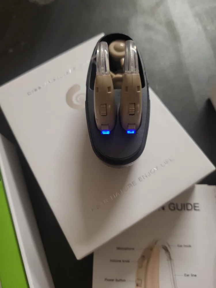 Rechargeable hearing aids image indicator(2)