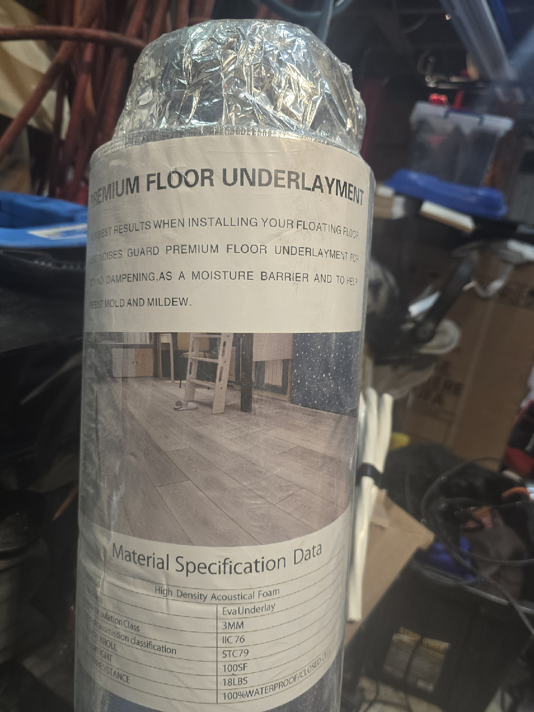 Premium Floor Underlayment - 100 sq ft