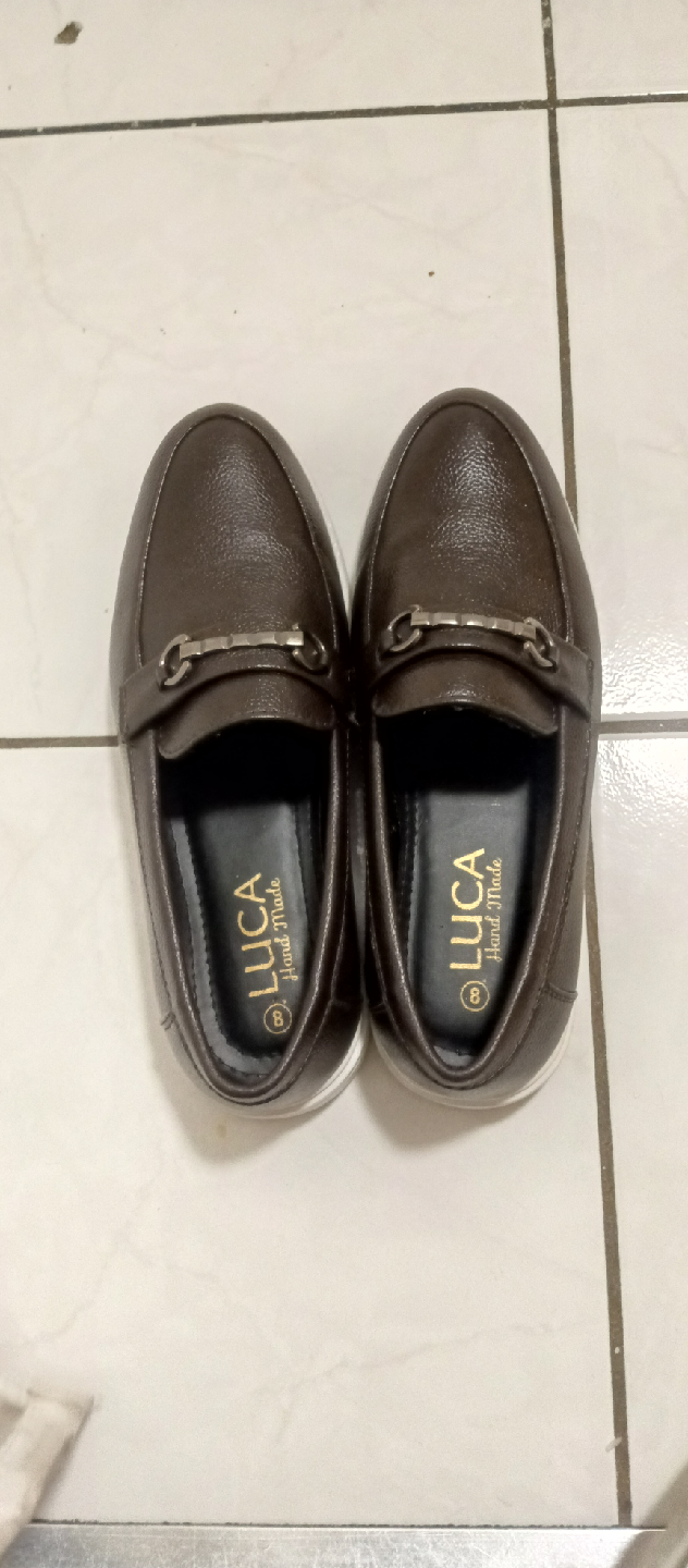 Luca Hand Made Brown Loafers - Size 8