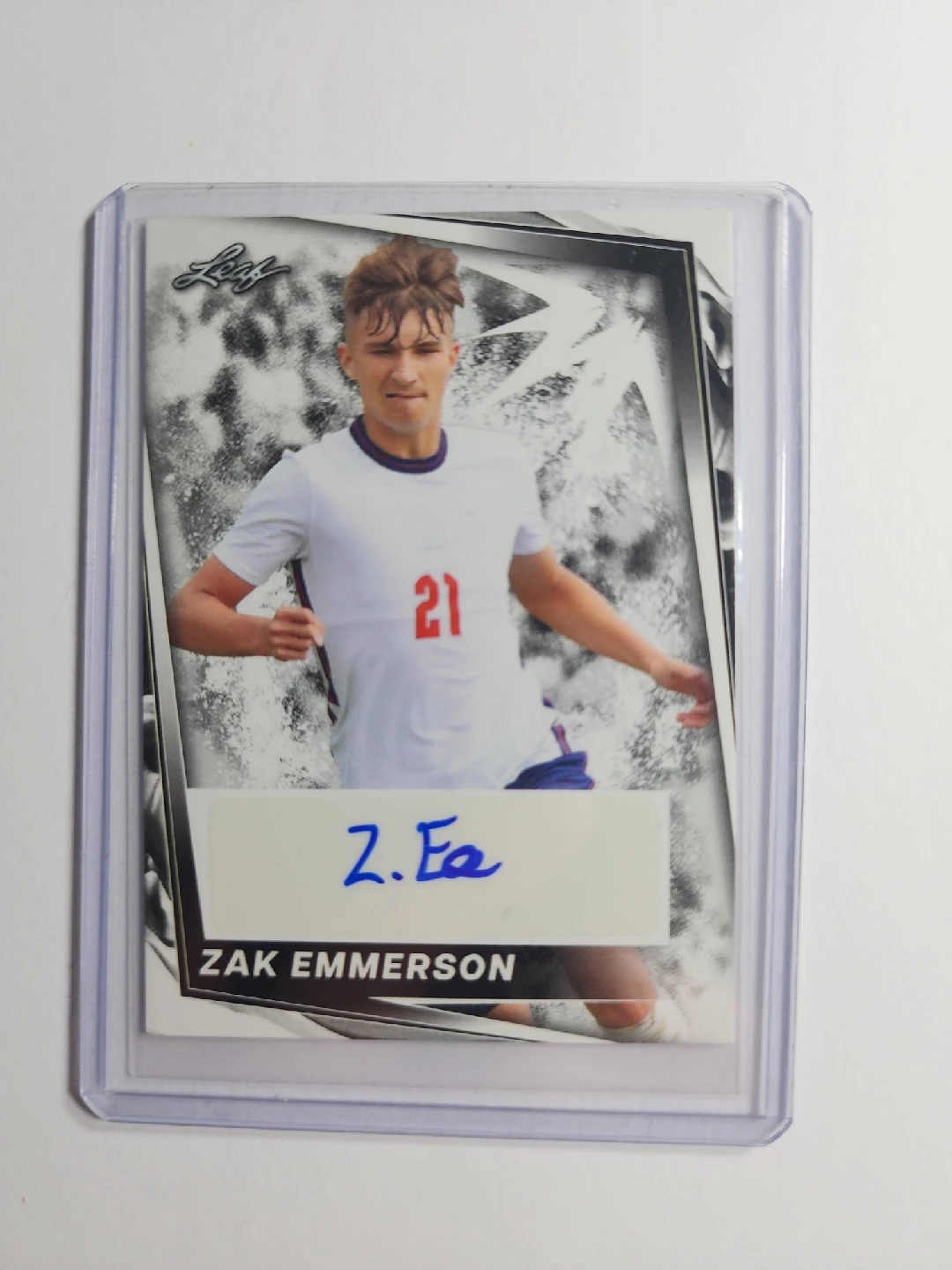 Zak Emmerson Autograph Card