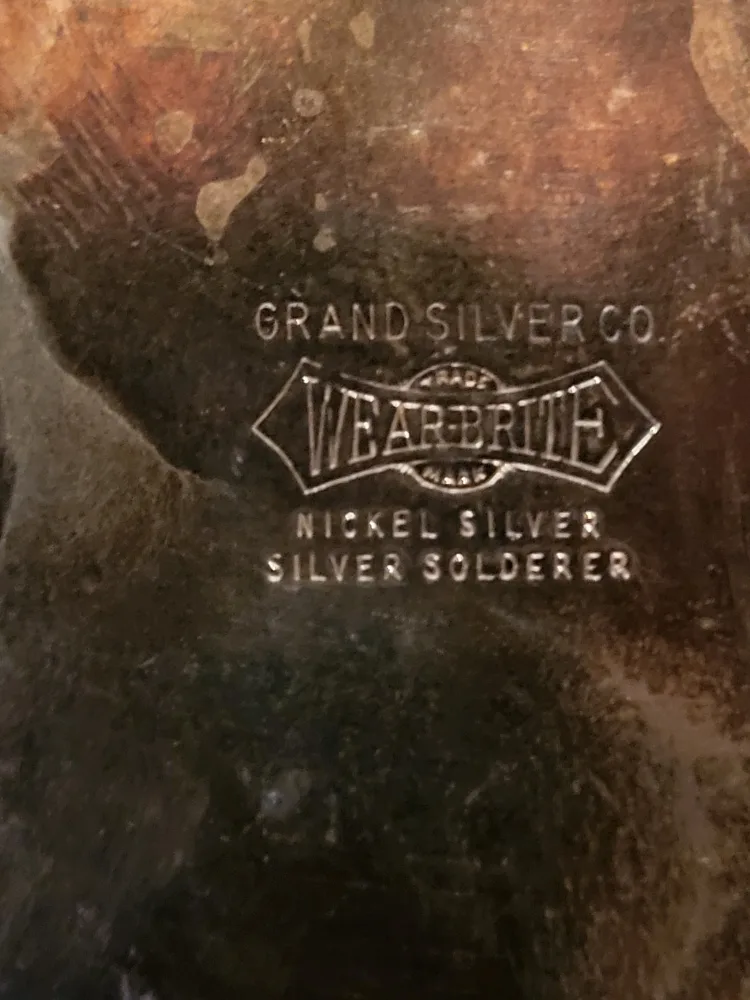 Grand Silver Co. Wear-Brite Nickel Silver Bowl image indicator(2)