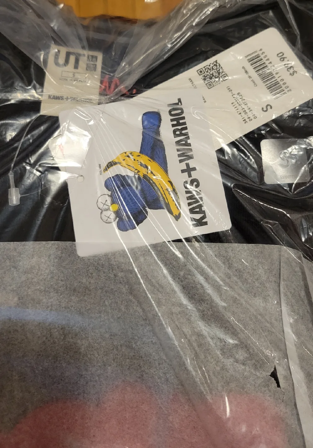 New Uniqlo KAWS + Warhol Black Sweatshirt Size S image indicator(3)