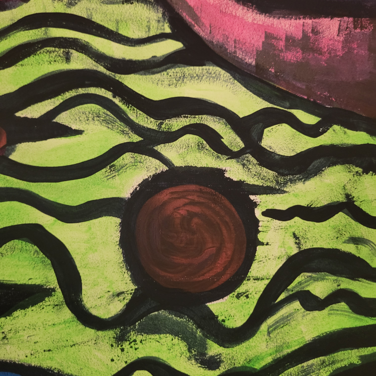 "Pulled into cloak." Original art - photo 4