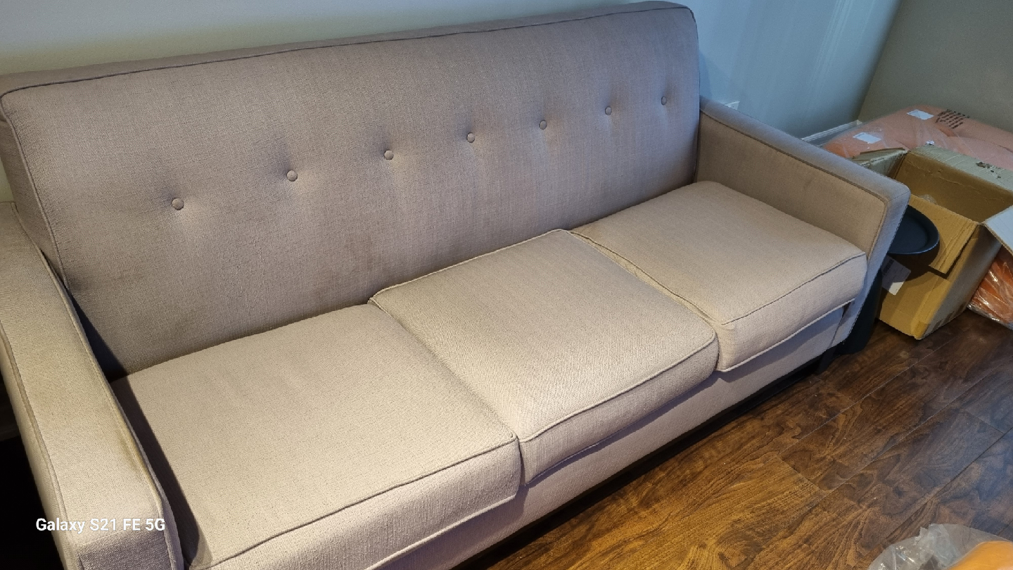 Three-Seater Sofa - Light Grey - photo 4