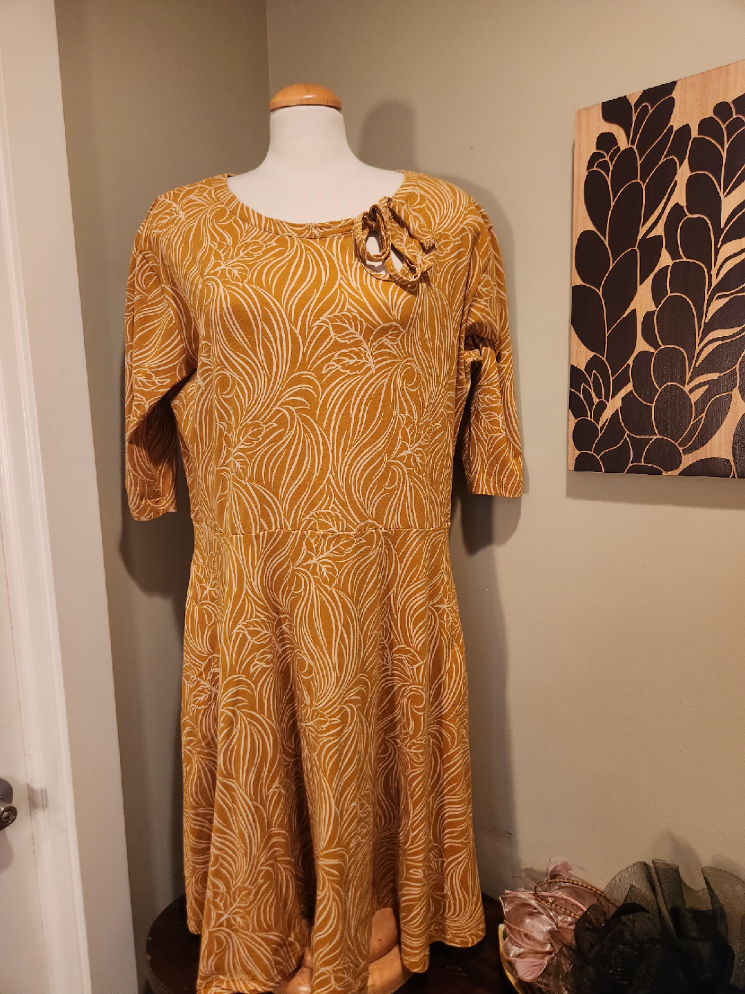 NEW 50's inspired stretch cotton PLUS SIZE Dress - photo 2