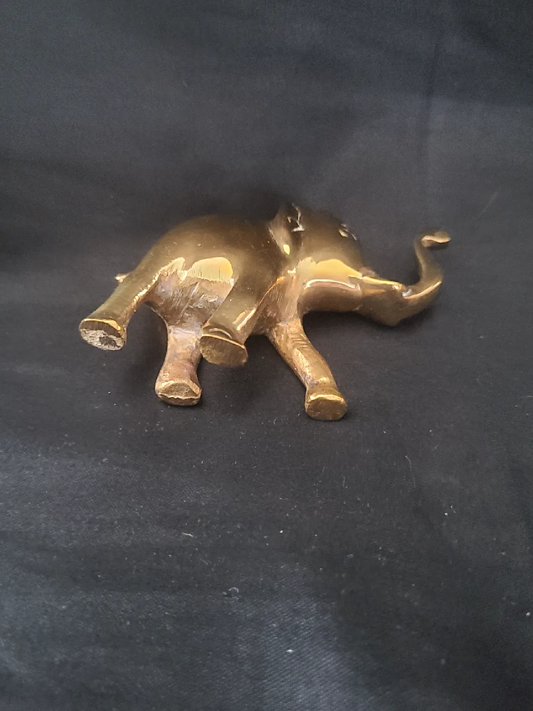 Miniture Brass Elephant Figurine image indicator(3)