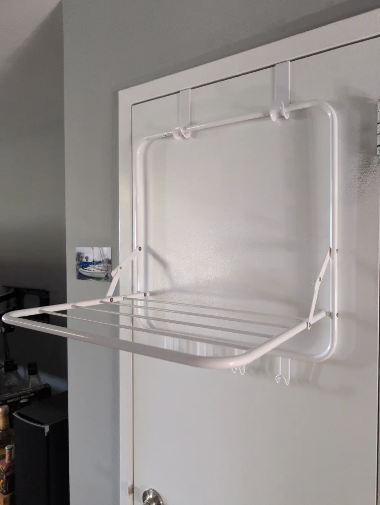 Over-the-Door Folding Drying Rack - White 🥕 image indicator(2)