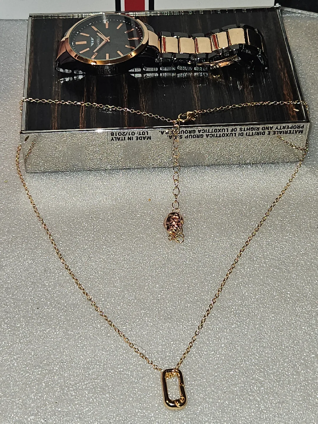 Gianello Italian Design Watch - Black & Rose Gold image indicator(9)