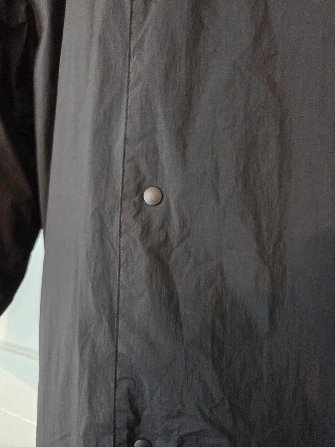 Muji Lightweight Long Down Jacket Dark Blue - 750 Fill image indicator(6)