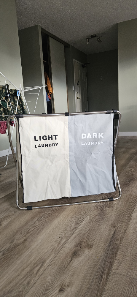 Light & Dark Laundry Hamper