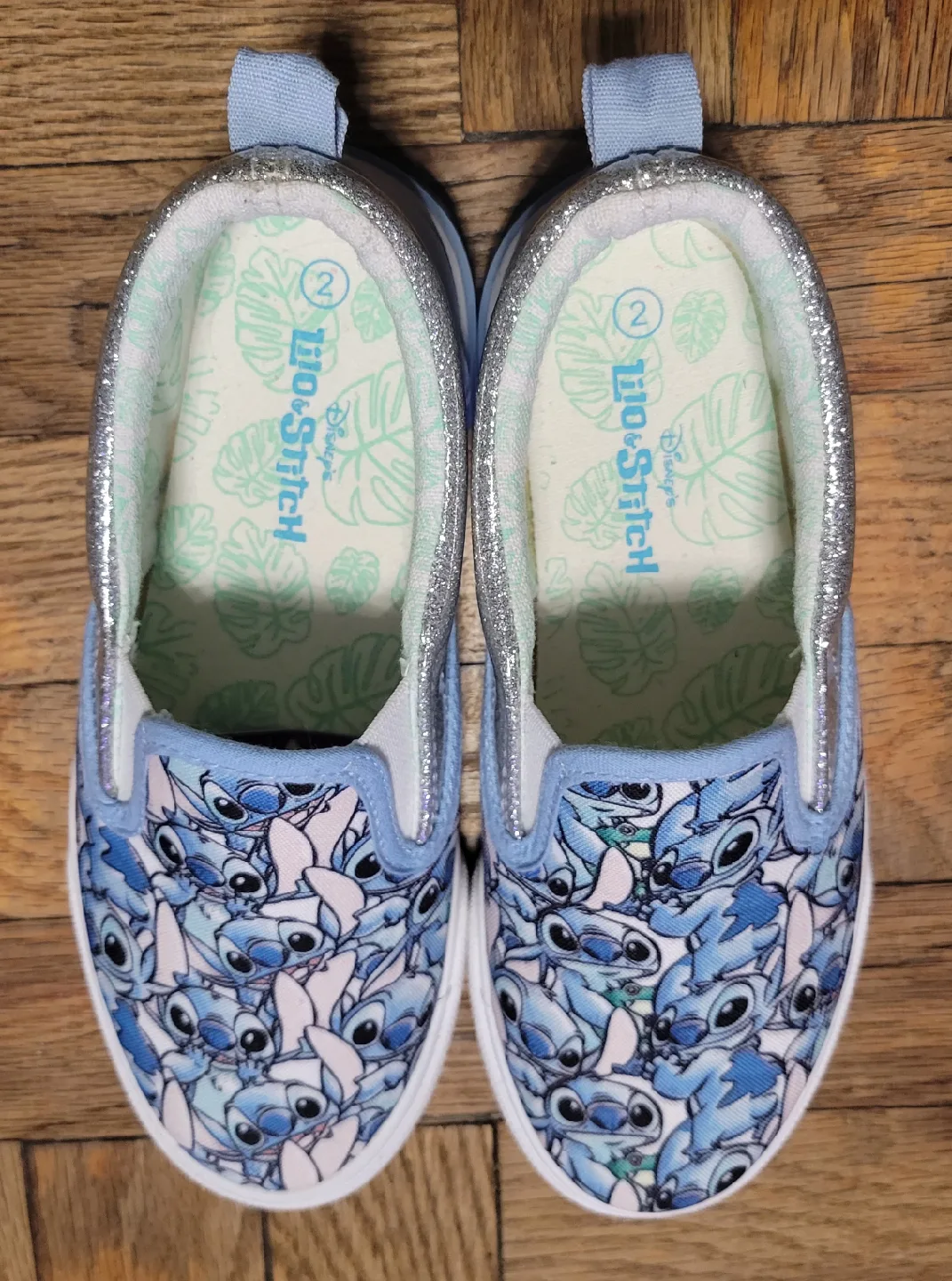 Disney Lilo & Stitch Slip-On Shoes - Size 2 - NEW! image indicator(3)