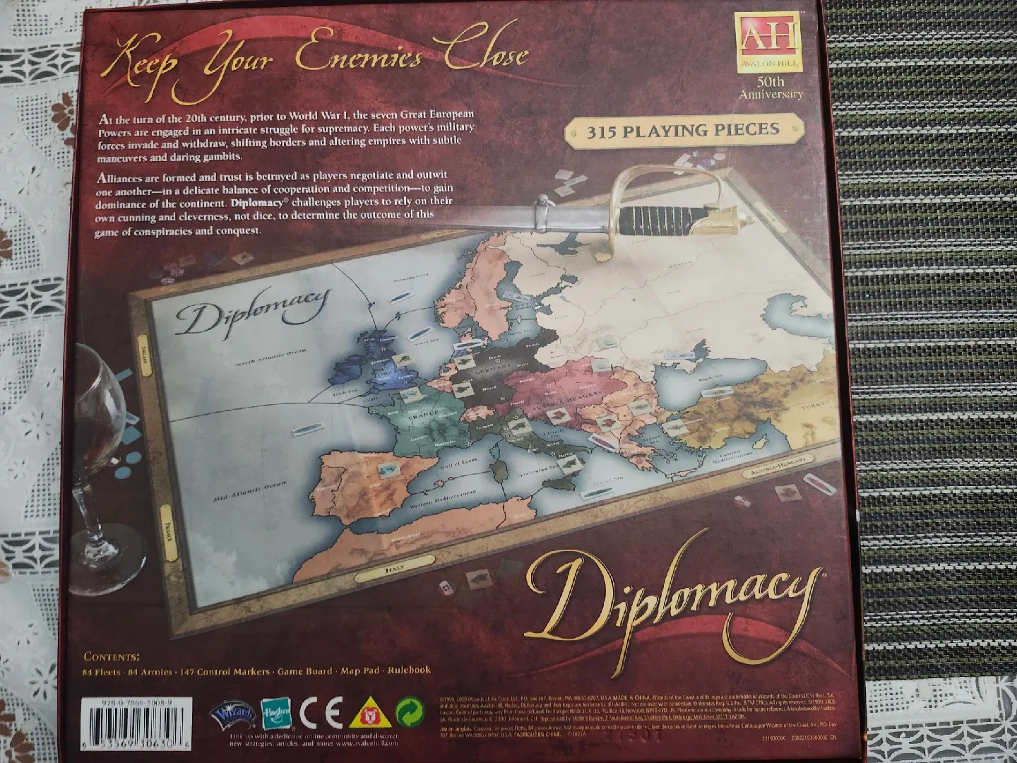 Diplomacy Board Game - 50th Anniversary Edition image indicator(5)