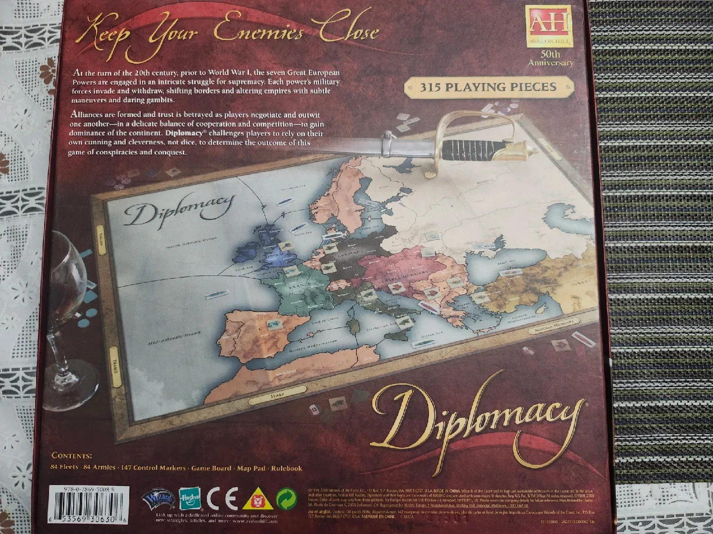 Diplomacy Board Game - 50th Anniversary Edition image indicator(6)