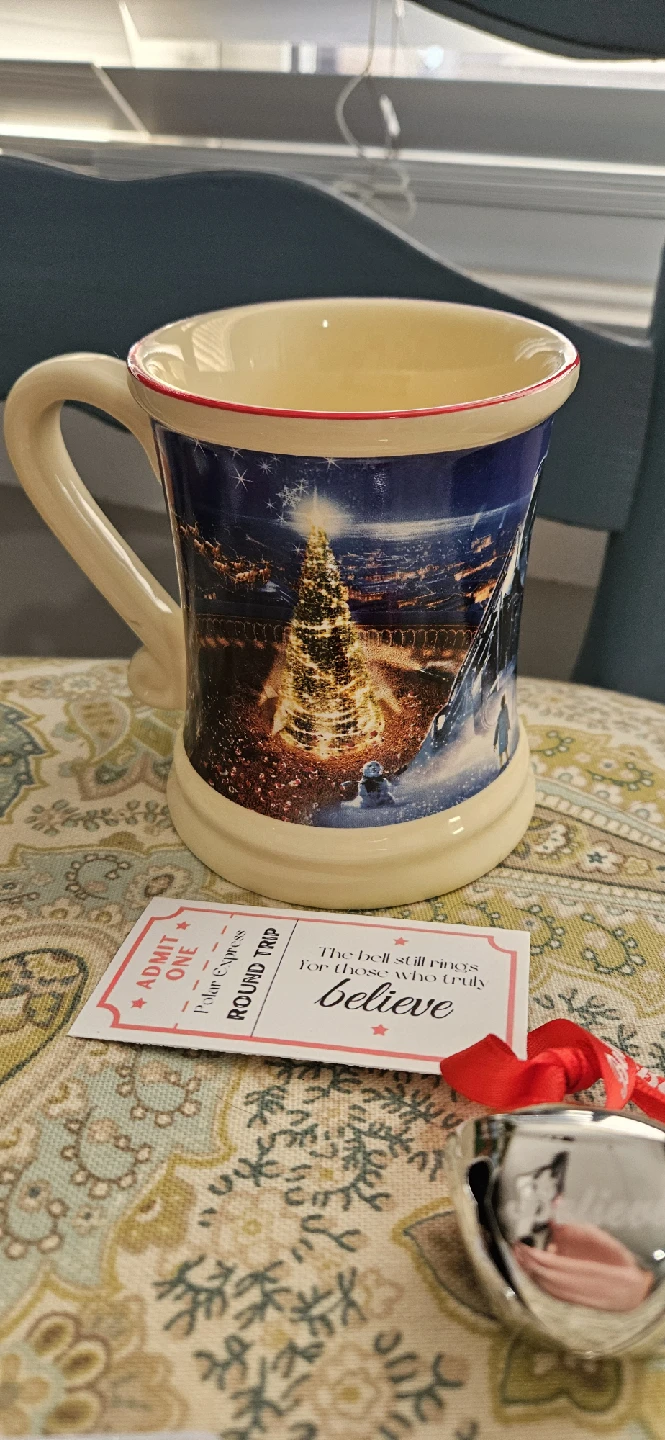 Polar express mug and believe bell - photo 5