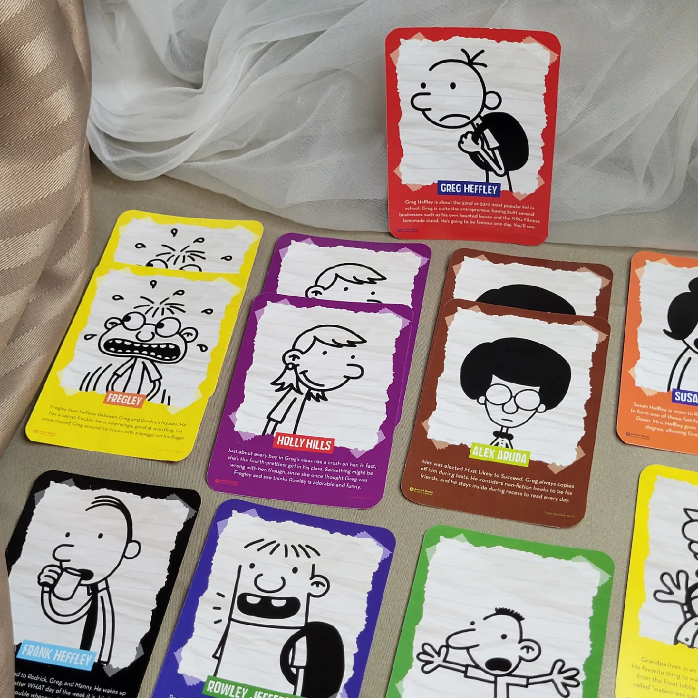 Lot of 12 Diary of Wimpy Kid Collector Cards image indicator(8)