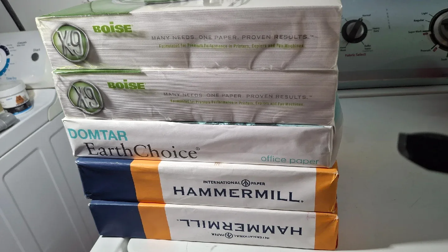 Boise X-9, Domtar EarthChoice, Hammermill Paper - 8.5" x 11" thumbnail