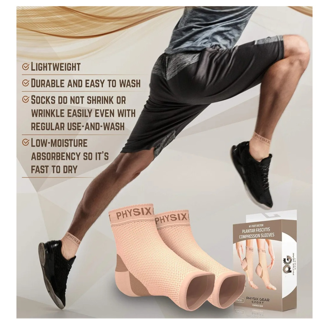 S/M Physix Gear Sport Plantar Fasciitis Compression Slee - photo 5