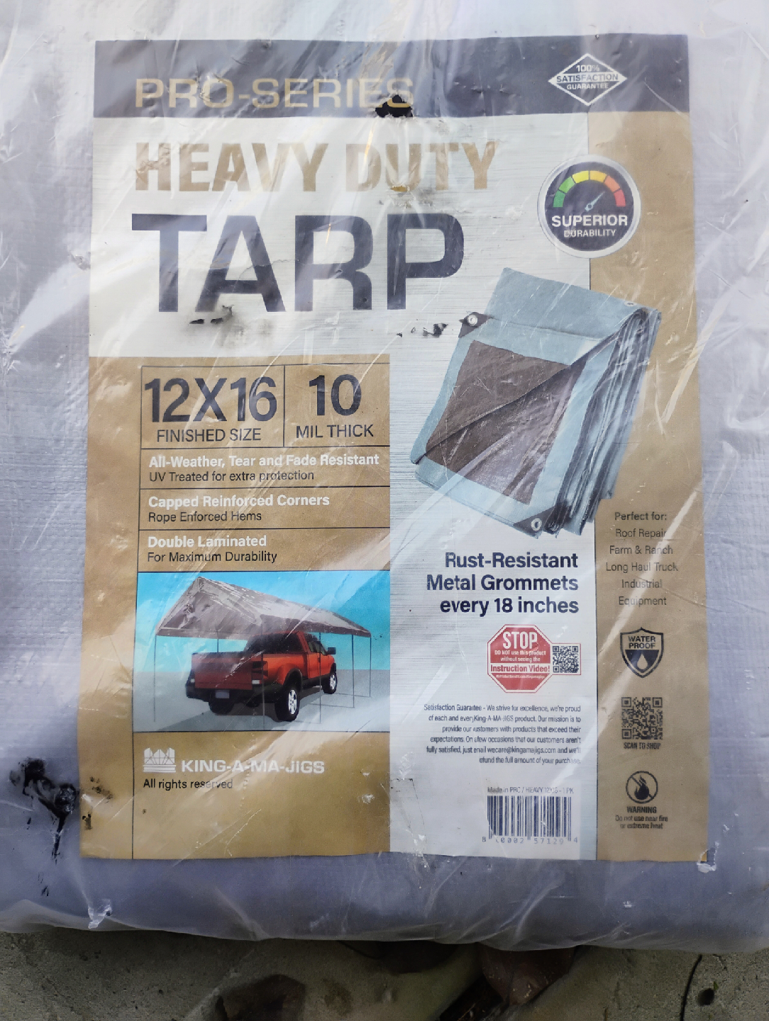 Pro-Series Heavy Duty Tarp 12x16